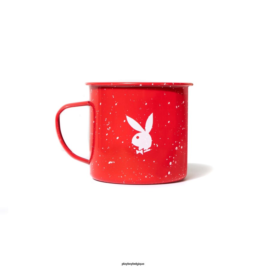tasse de camp en émail Playboy accessoire rouge unisexe 224ZVZ901