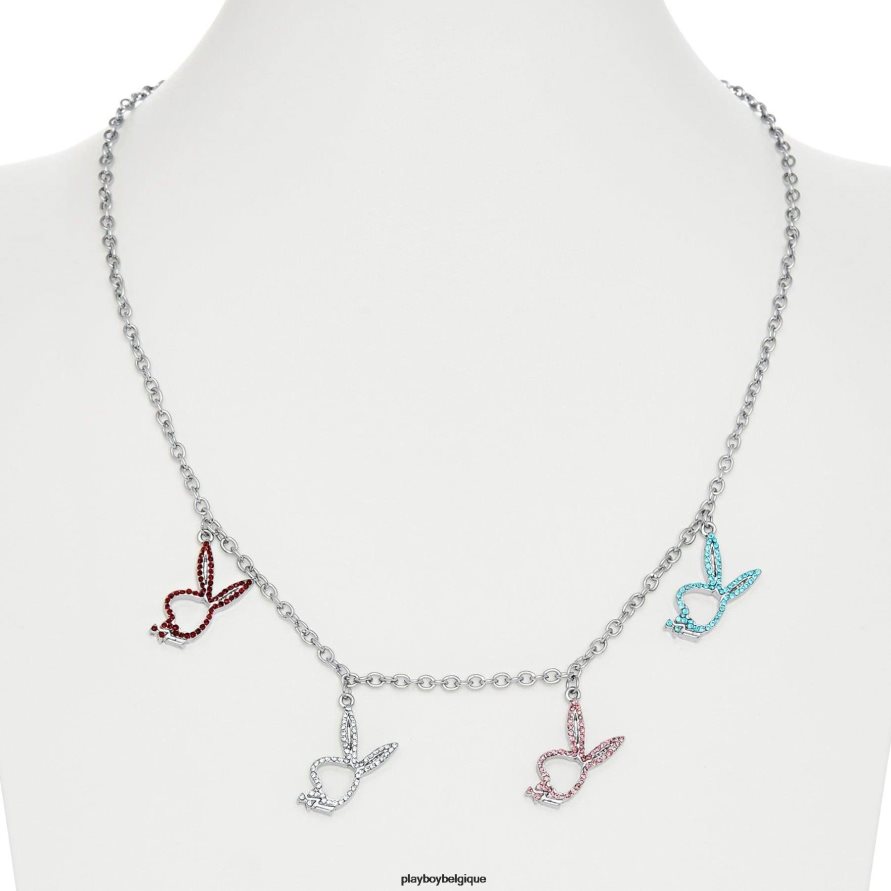 collier multi-têtes de lapin Playboy accessoire original femmes 224ZVZ1618