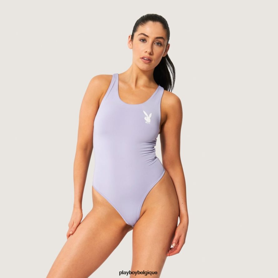 body tête de lapin Playboy vêtements violet femmes 224ZVZ1408