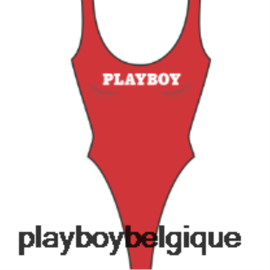 surveillance à Malibu une pièce Playboy vêtements rouge femmes 224ZVZ1413