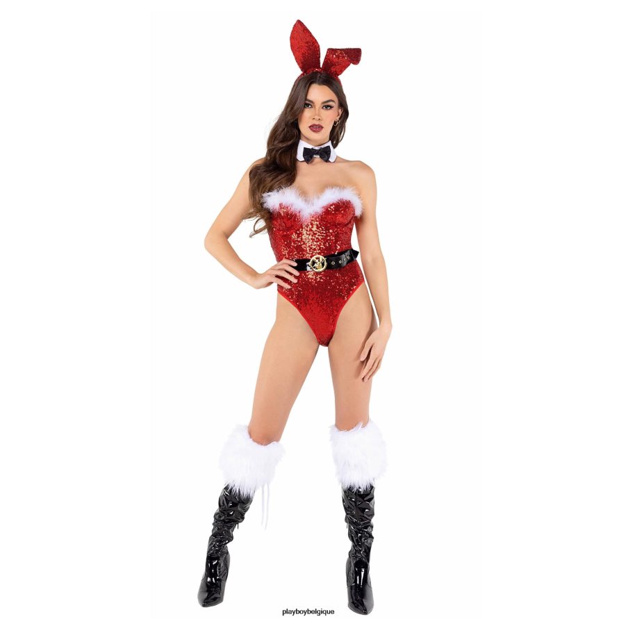 vacances de lapin - ensemble de 6 pièces Playboy vêtements rouge blanc femmes 224ZVZ1359