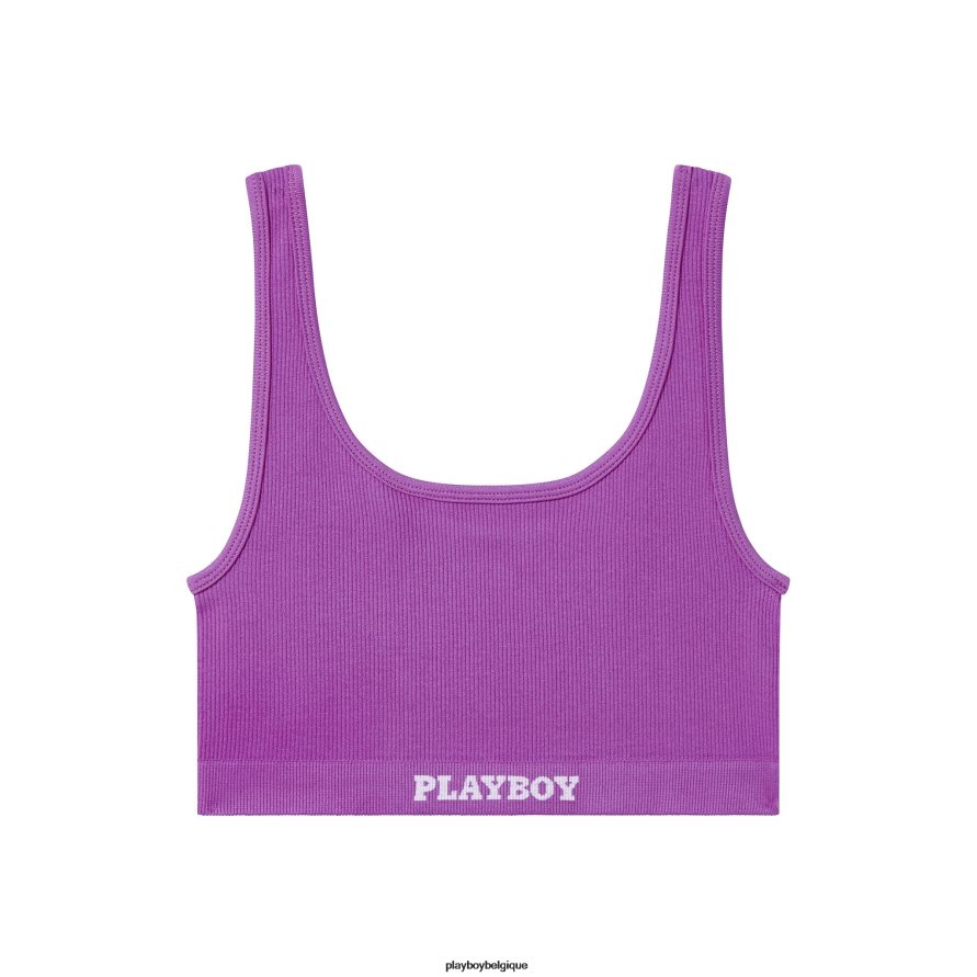 soutien-gorge de sport Playboy vêtements framboise femmes 224ZVZ1545