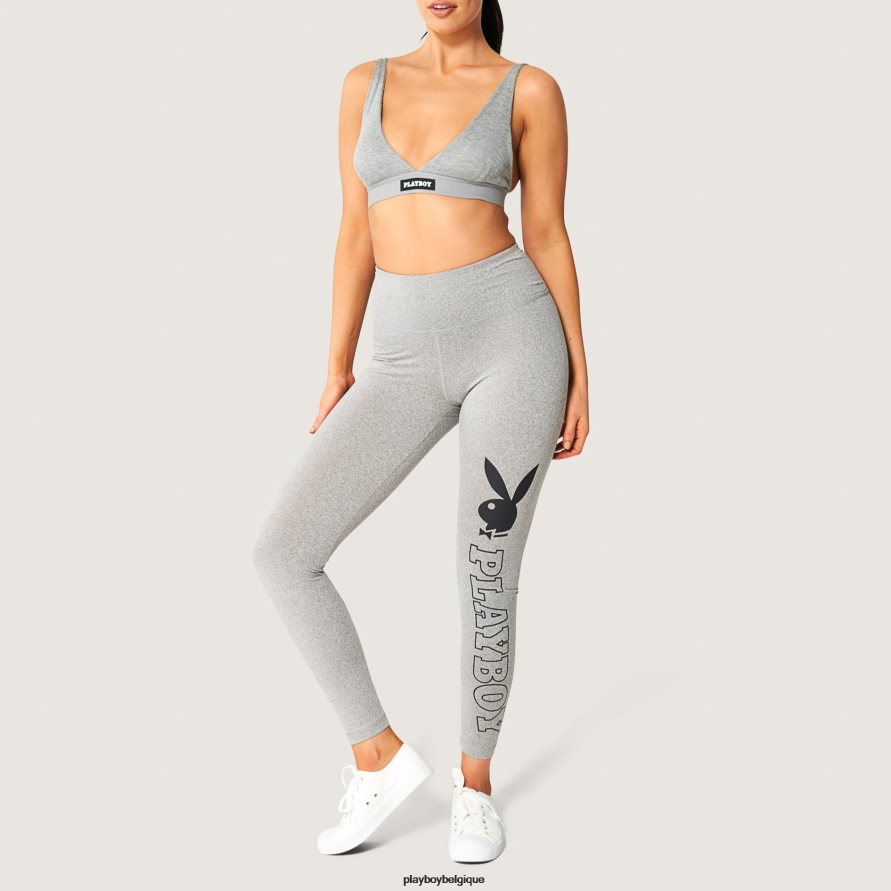legging tête de lapin Playboy vêtements gris chiné femmes 224ZVZ1167