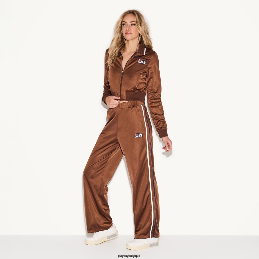 pantalon de survêtement mardi Playboy x FILA vêtements brun femmes 224ZVZ1180