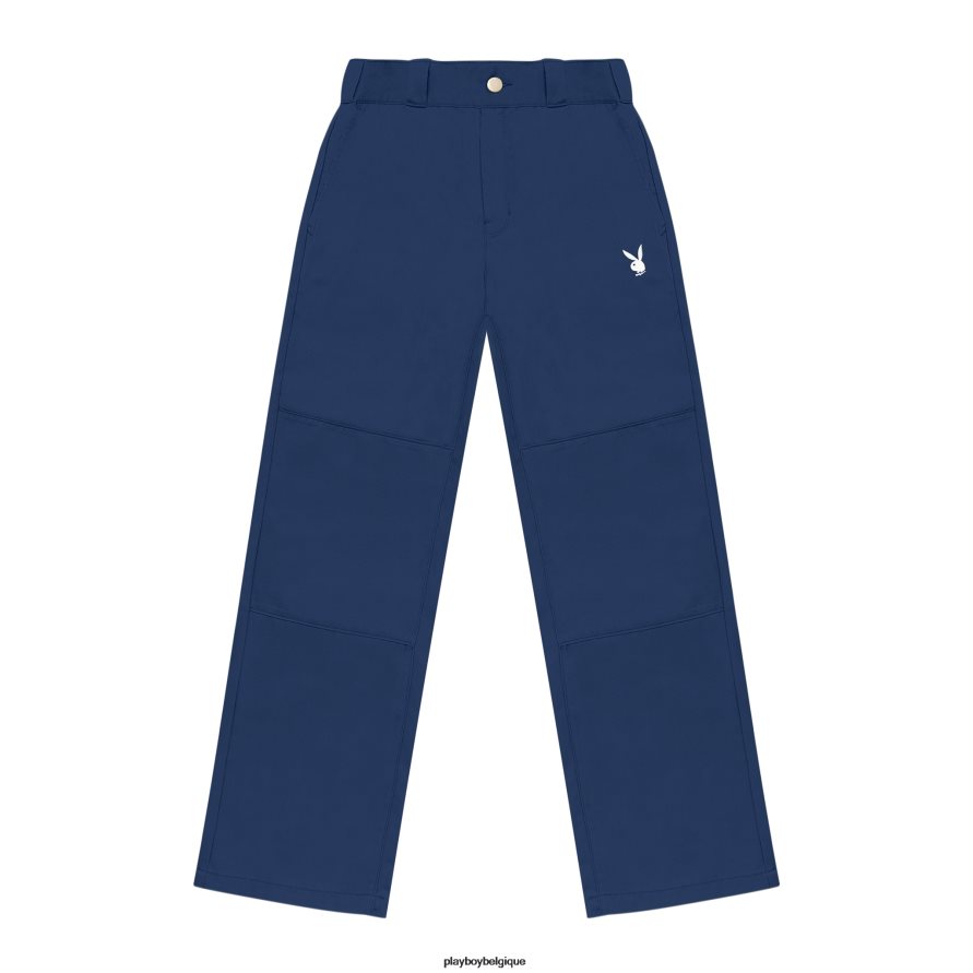 pantalon de travail ex-petit ami Playboy vêtements insigne bleu femmes 224ZVZ1190