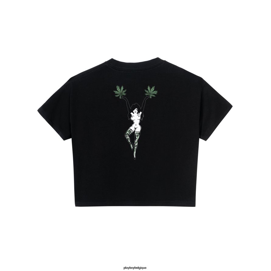 T-shirt bébé équipe féminine Playboy vêtements vert femmes 224ZVZ934