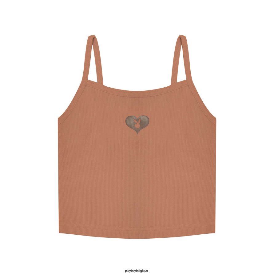 caraco noué avec cœur de lapin Playboy vêtements fourrure de castor femmes 224ZVZ1040