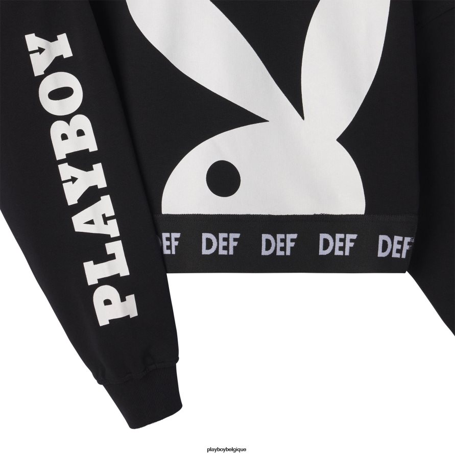 pull court à logo Playboy vêtements original femmes 224ZVZ1073