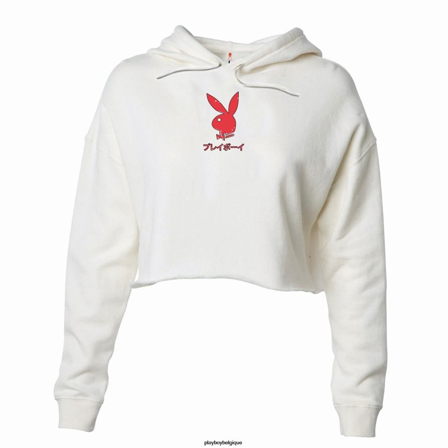 sweat à capuche court à tête de lapin de tokyo Playboy vêtements os femmes 224ZVZ1089
