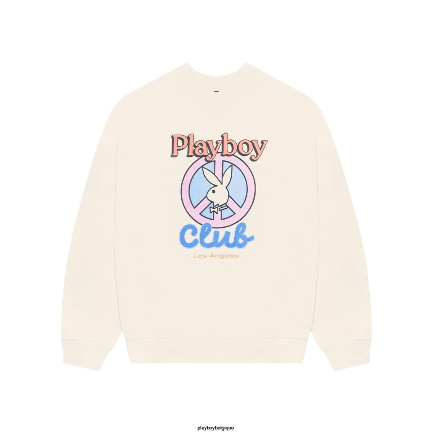 sweat-shirt à col rond smile club Playboy vêtements os femmes 224ZVZ1078