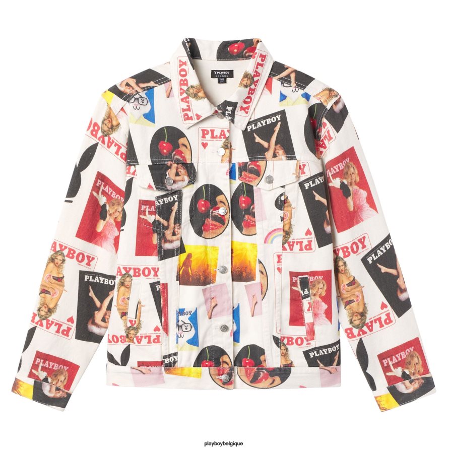 veste de camionneur à couverture vintage Playboy vêtements original femmes 224ZVZ1076