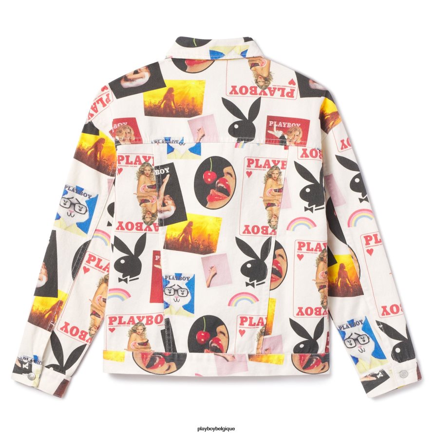 veste de camionneur à couverture vintage Playboy vêtements original femmes 224ZVZ1076