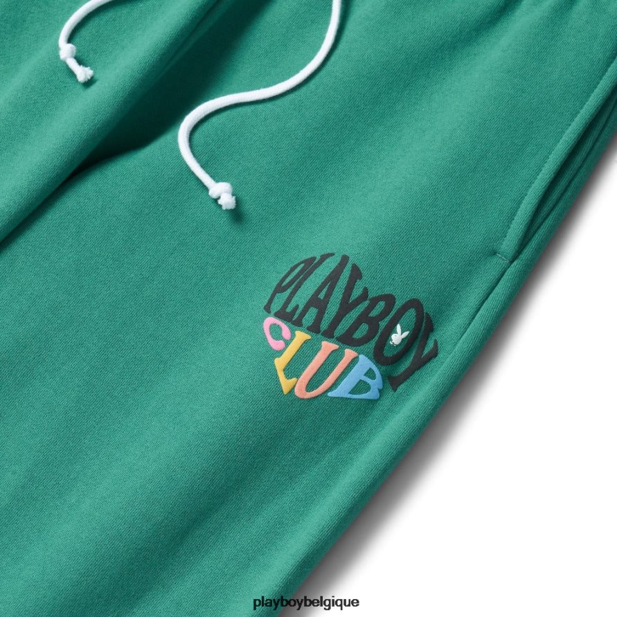 pantalon club à cordon de serrage Playboy vêtements bouteille verte femmes 224ZVZ1232