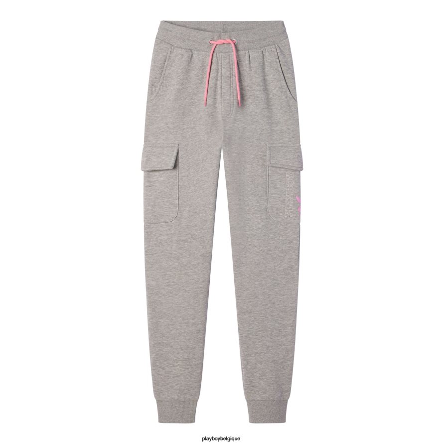 pantalon de jogging Playboy vêtements gris femmes 224ZVZ1234