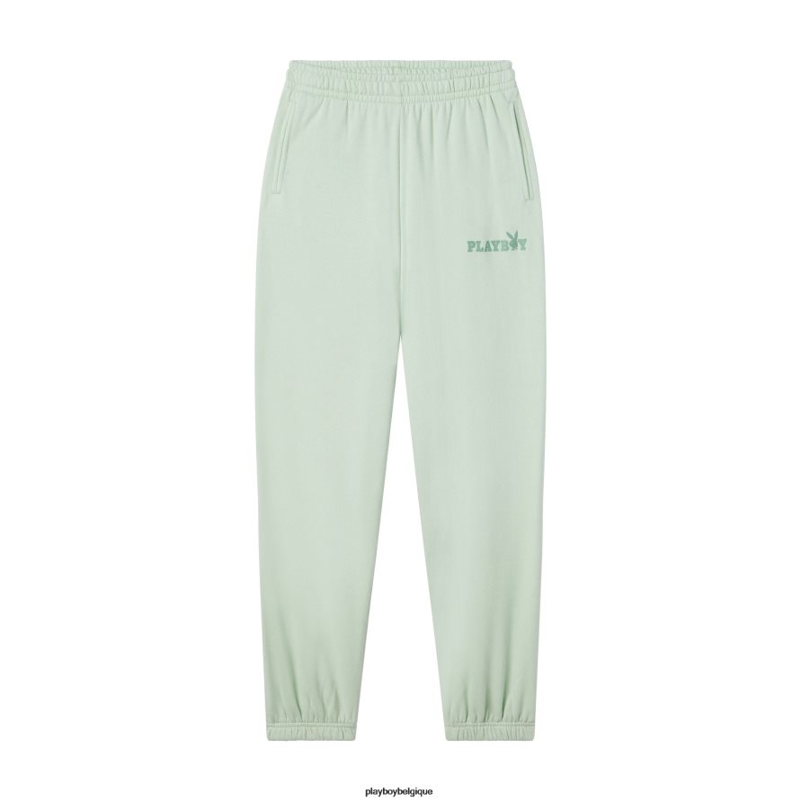 pantalon de survêtement classique pour petit ami Playboy vêtements menthe verte femmes 224ZVZ1204