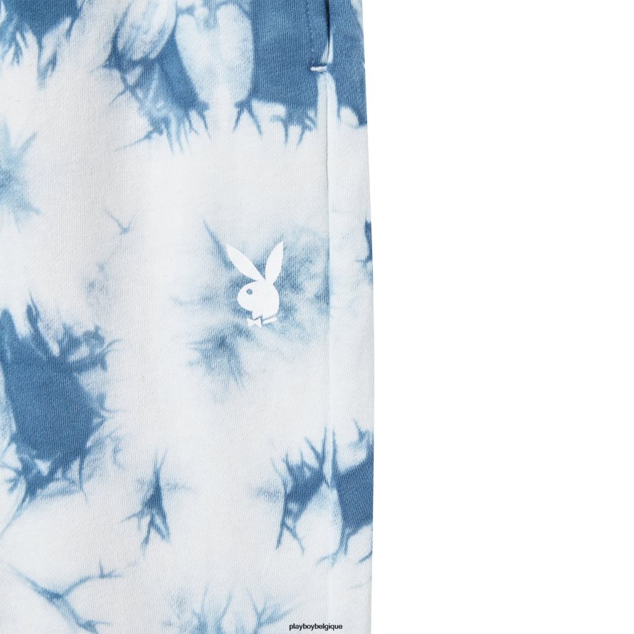 pantalon de survêtement tie-dye à cristaux Playboy vêtements cristal bleu femmes 224ZVZ1308