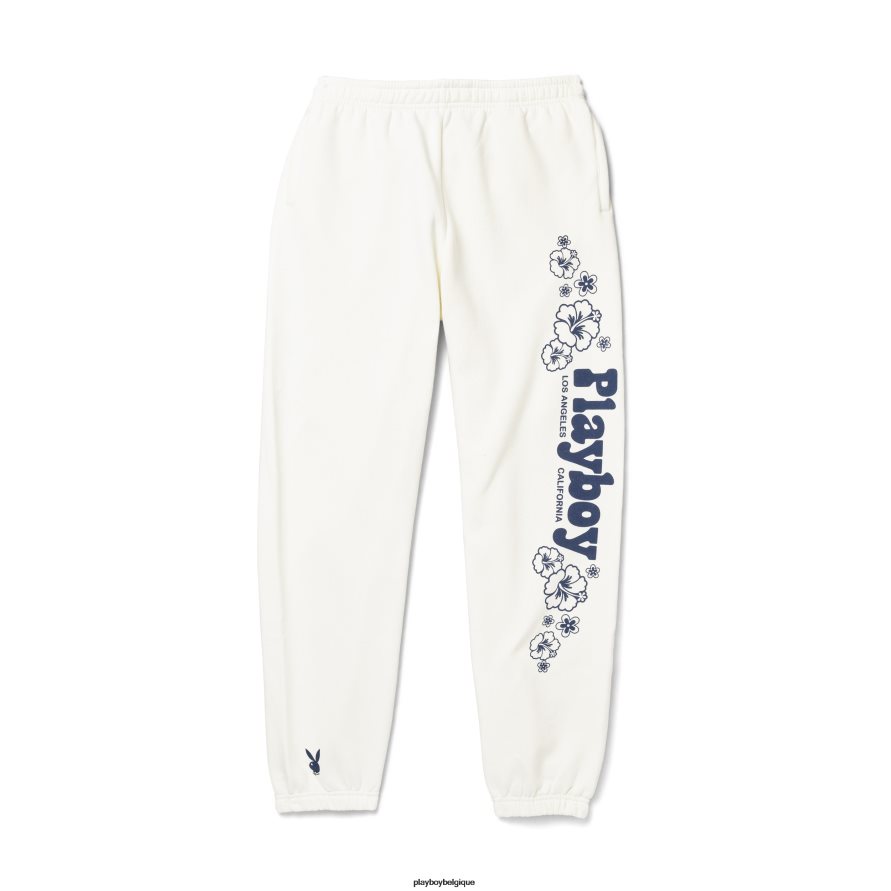 pantalons de survêtement écrasés Playboy vêtements bleu femmes 224ZVZ1253