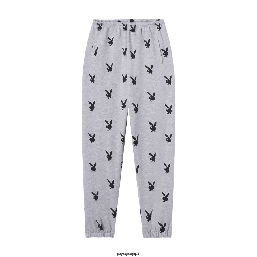 pantalons de survêtement en forme de lapin Playboy vêtements noir femmes 224ZVZ664