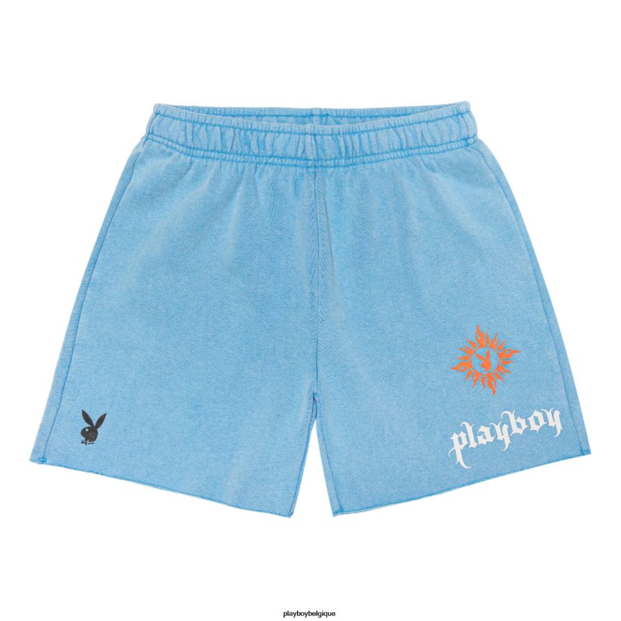 short boyfriend à coutures contrastées Playboy vêtements tous à bord femmes 224ZVZ1307