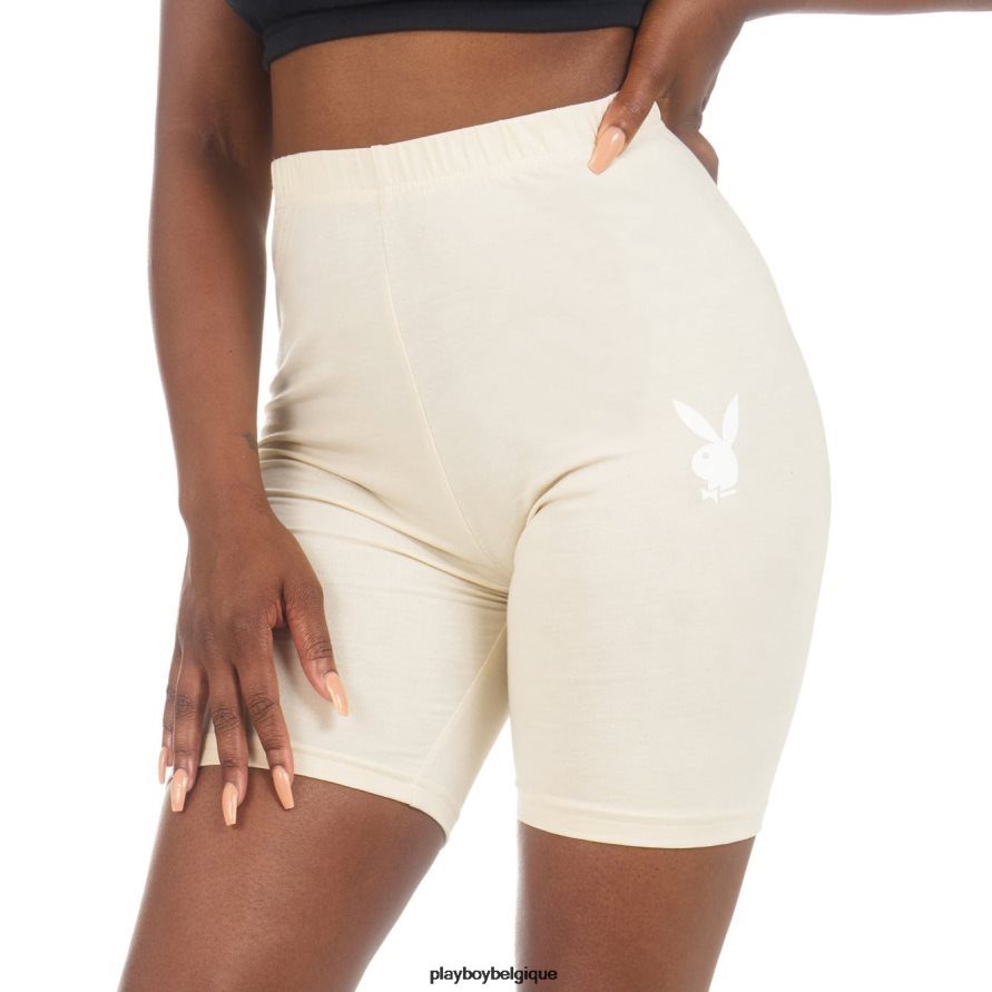 short cycliste à logo Playboy vêtements original femmes 224ZVZ1272