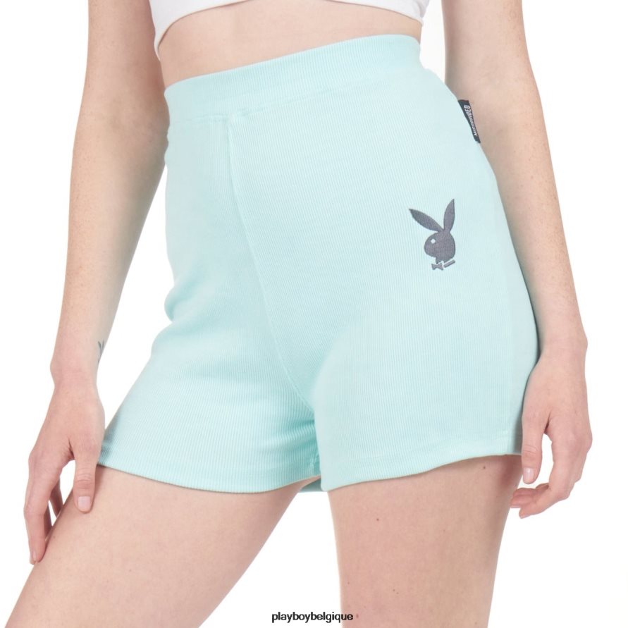 short de cyclisme classique Playboy vêtements menthe femmes 224ZVZ1286