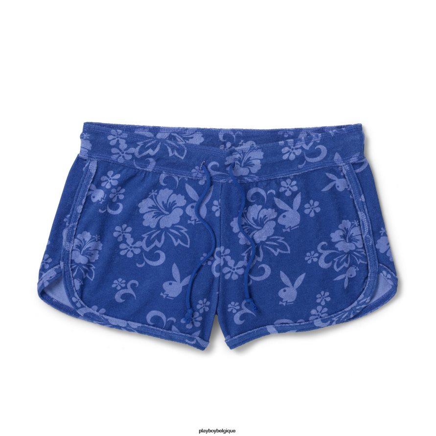 short en molleton tropicana Playboy vêtements original femmes 224ZVZ1252