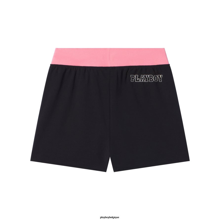 short à logo Playboy vêtements original femmes 224ZVZ1222