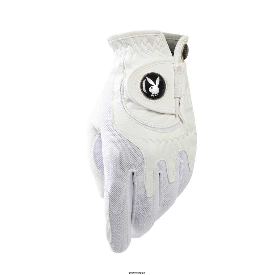 gant de golf Playboy accessoire blanc Hommes 224ZVZ824