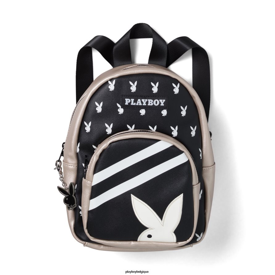mini sac à dos lapin Playboy accessoire noir Hommes 224ZVZ864