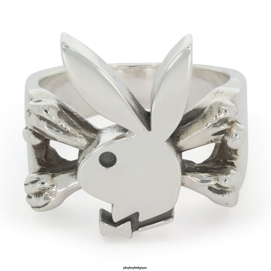 bague lapin et os croisés Playboy x The Great Frog accessoire original Hommes 224ZVZ876