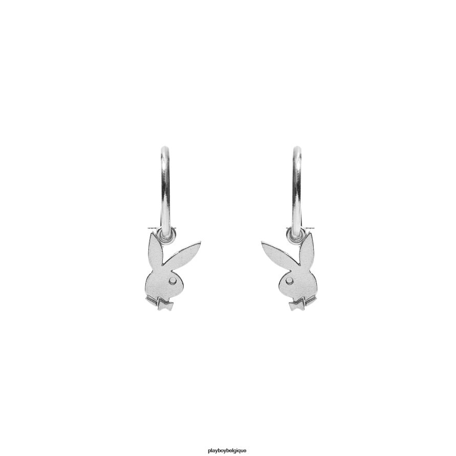 cerceaux huggie lapin Playboy accessoire argent Hommes 224ZVZ880