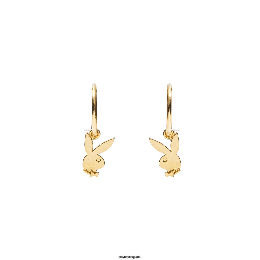 cerceaux huggie lapin Playboy accessoire or Hommes 224ZVZ879