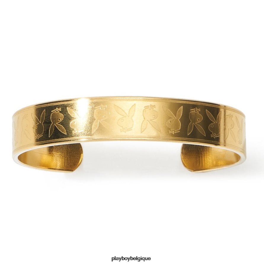 manchette tête de lapin à répétition estampillée Playboy accessoire original Hommes 224ZVZ887