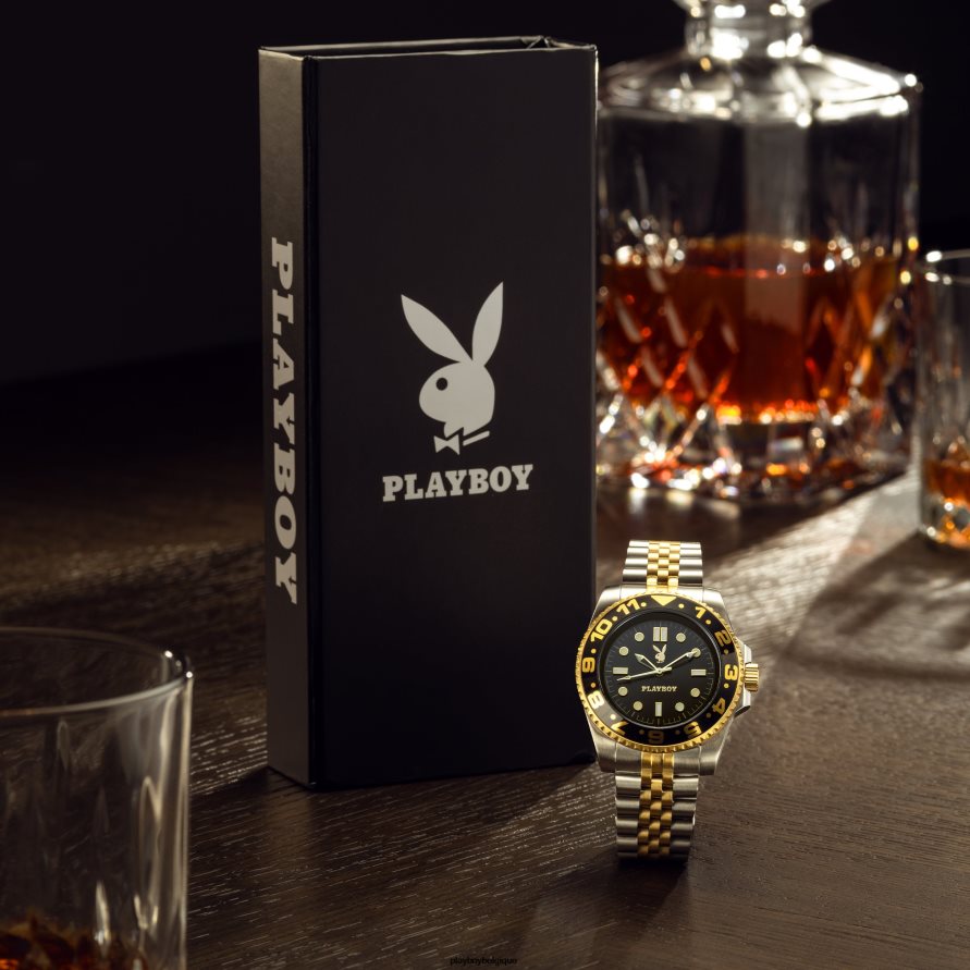 montre de voyageur Playboy accessoire original Hommes 224ZVZ813