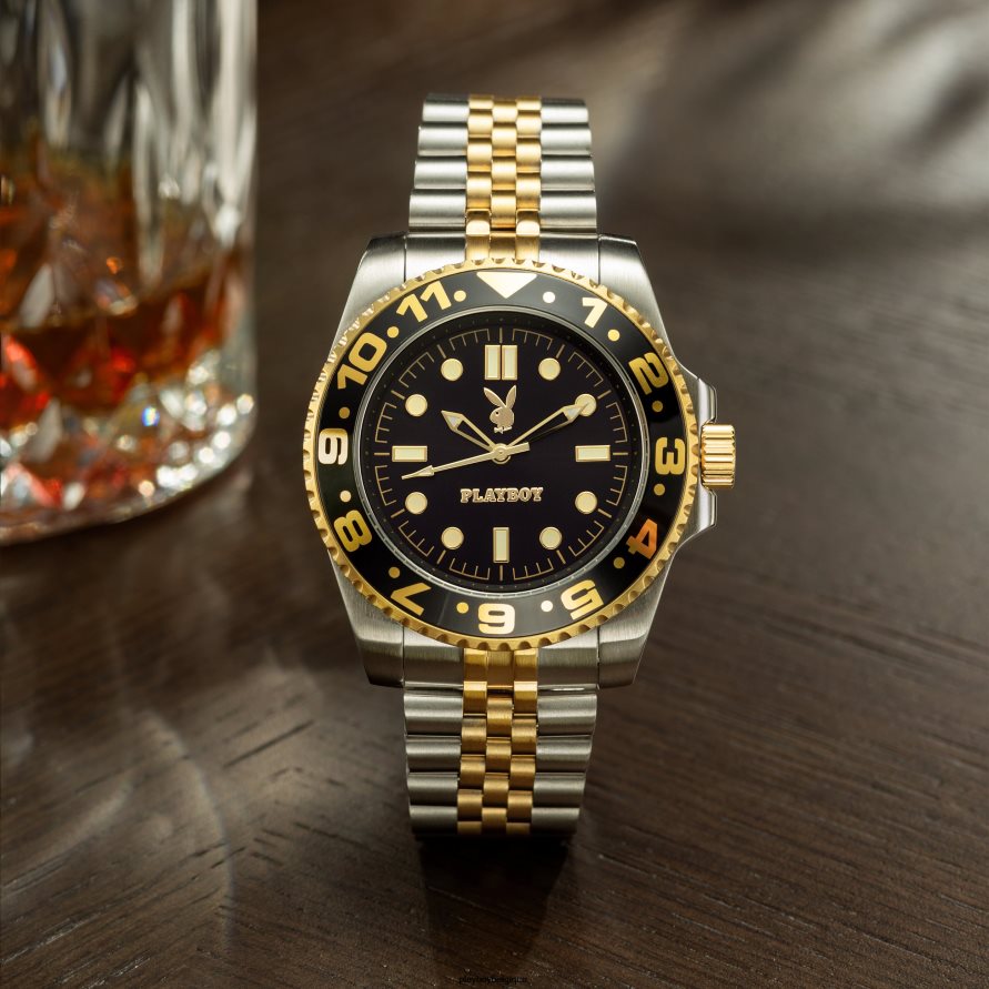 montre de voyageur Playboy accessoire original Hommes 224ZVZ813