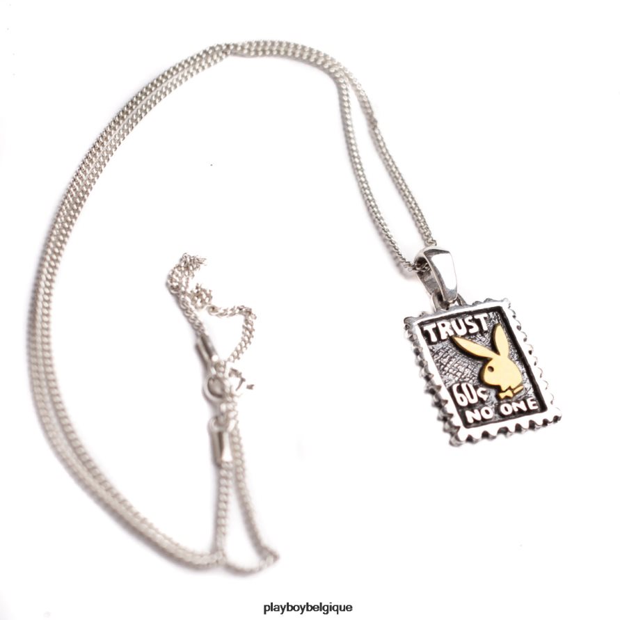ne faites confiance à personne collier Playboy accessoire bicolore, 18 po Hommes 224ZVZ872