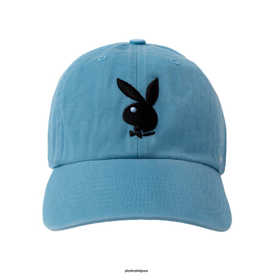 Chapeau de papa réglable de marque 47 Playboy accessoire bleu poudre/noir Hommes 224ZVZ771