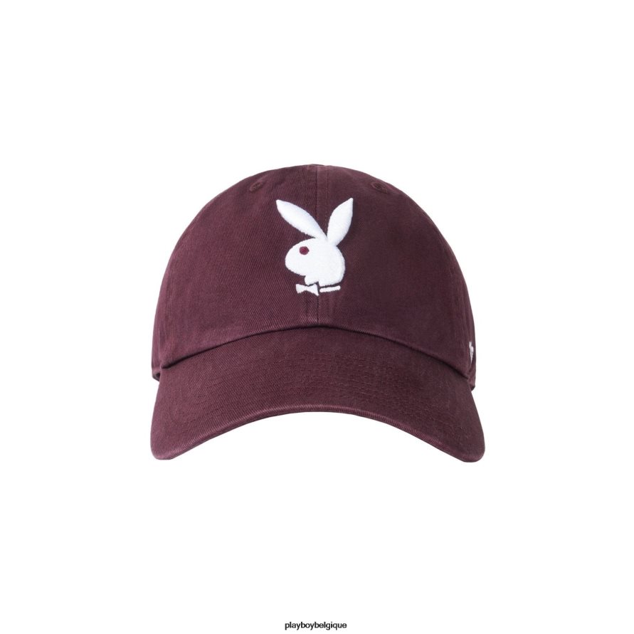 Chapeau de papa réglable de marque 47 Playboy accessoire prune/blanc Hommes 224ZVZ773
