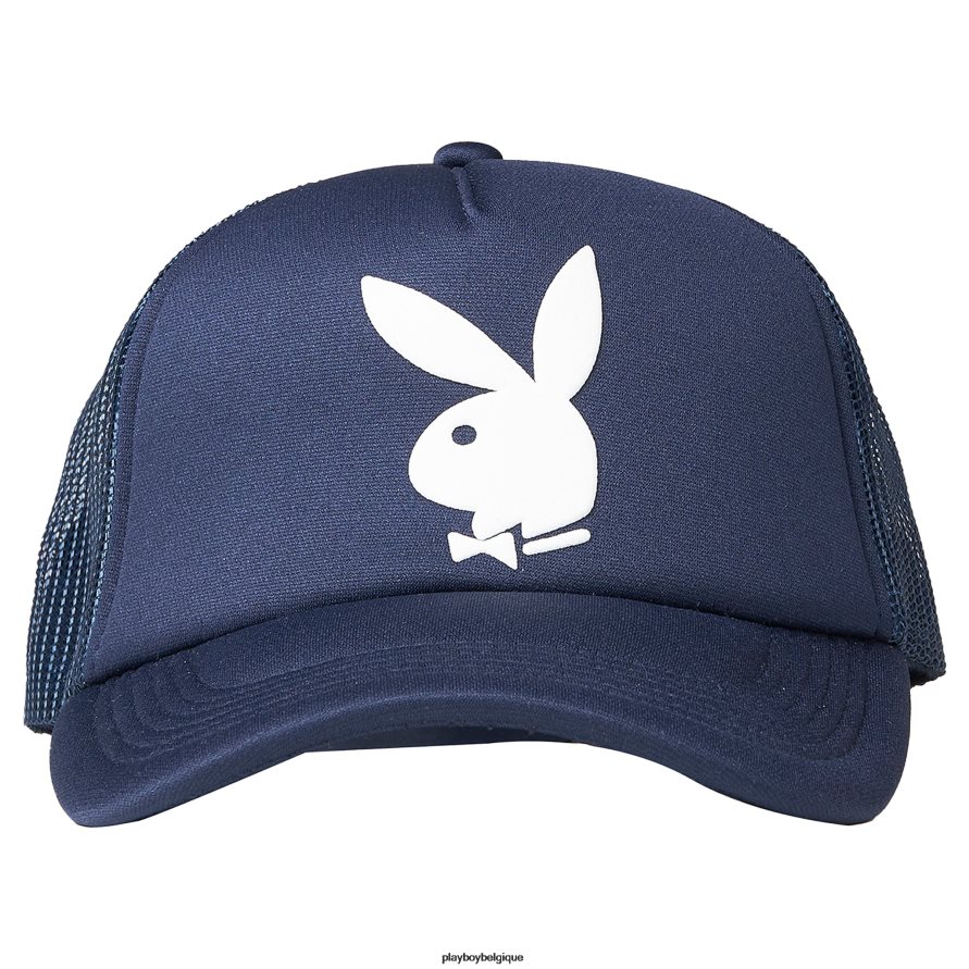 casquette de camionneur lapin Playboy x Pleasures accessoire marine Hommes 224ZVZ737