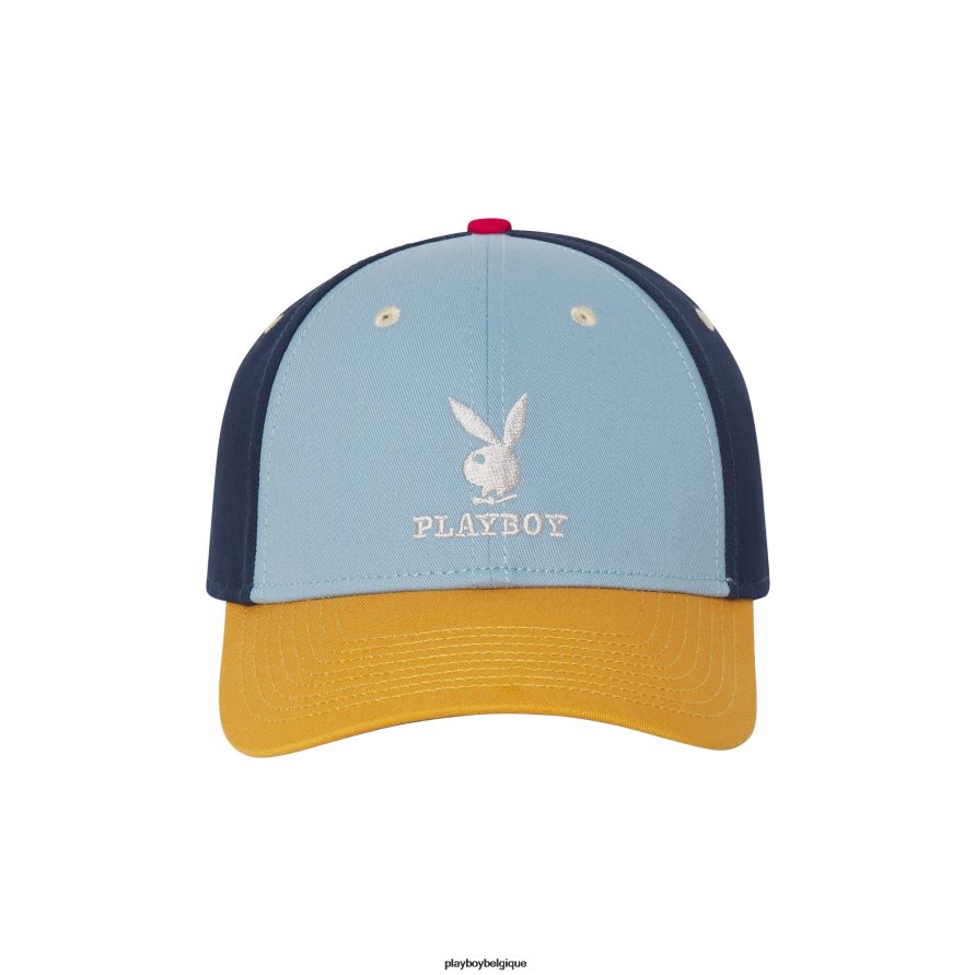 casquette snapback color block Playboy accessoire original Hommes 224ZVZ716