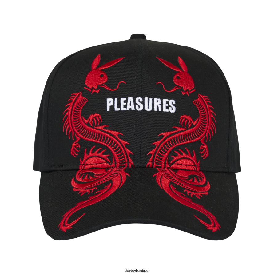 chapeau à 6 panneaux Playboy x Pleasures accessoire noir Hommes 224ZVZ809