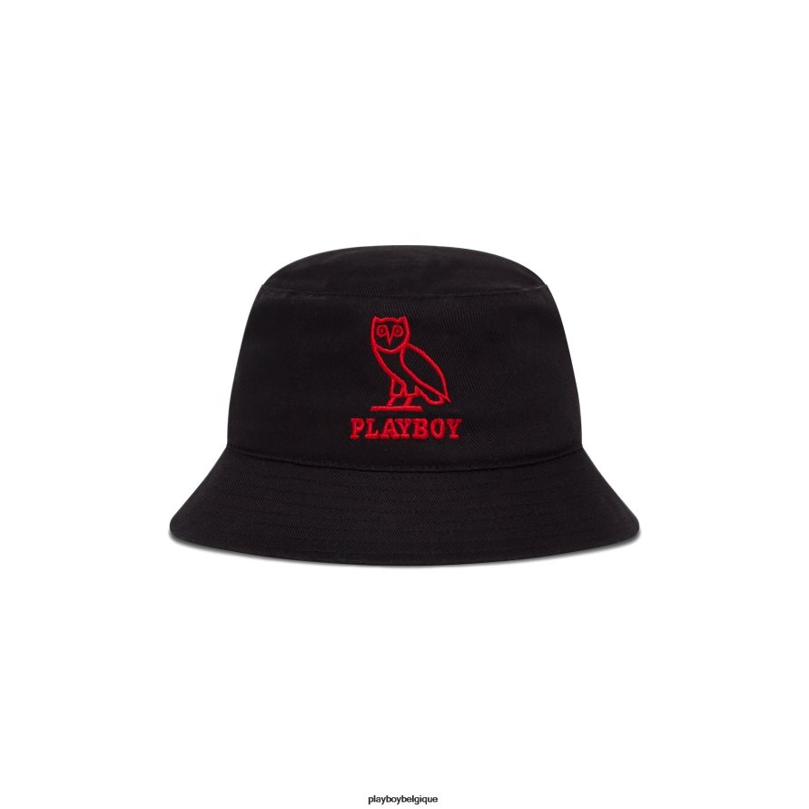 chapeau de seau Playboy X OVO accessoire noir Hommes 224ZVZ795