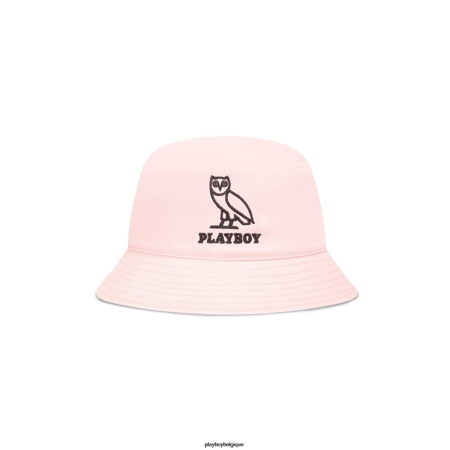 chapeau de seau Playboy X OVO accessoire rose Hommes 224ZVZ796
