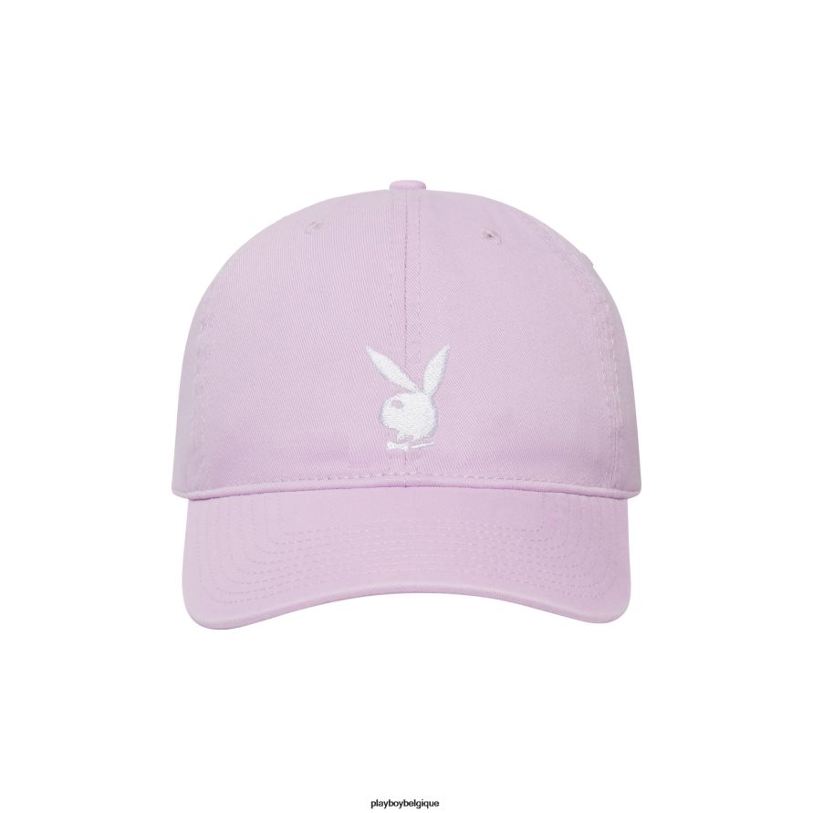 chapeau réglable avec logo tête de lapin Playboy accessoire lavande Hommes 224ZVZ780