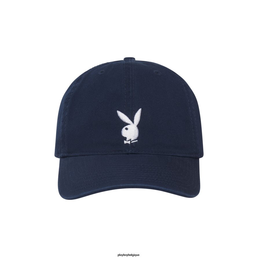chapeau réglable avec logo tête de lapin Playboy accessoire marine Hommes 224ZVZ781
