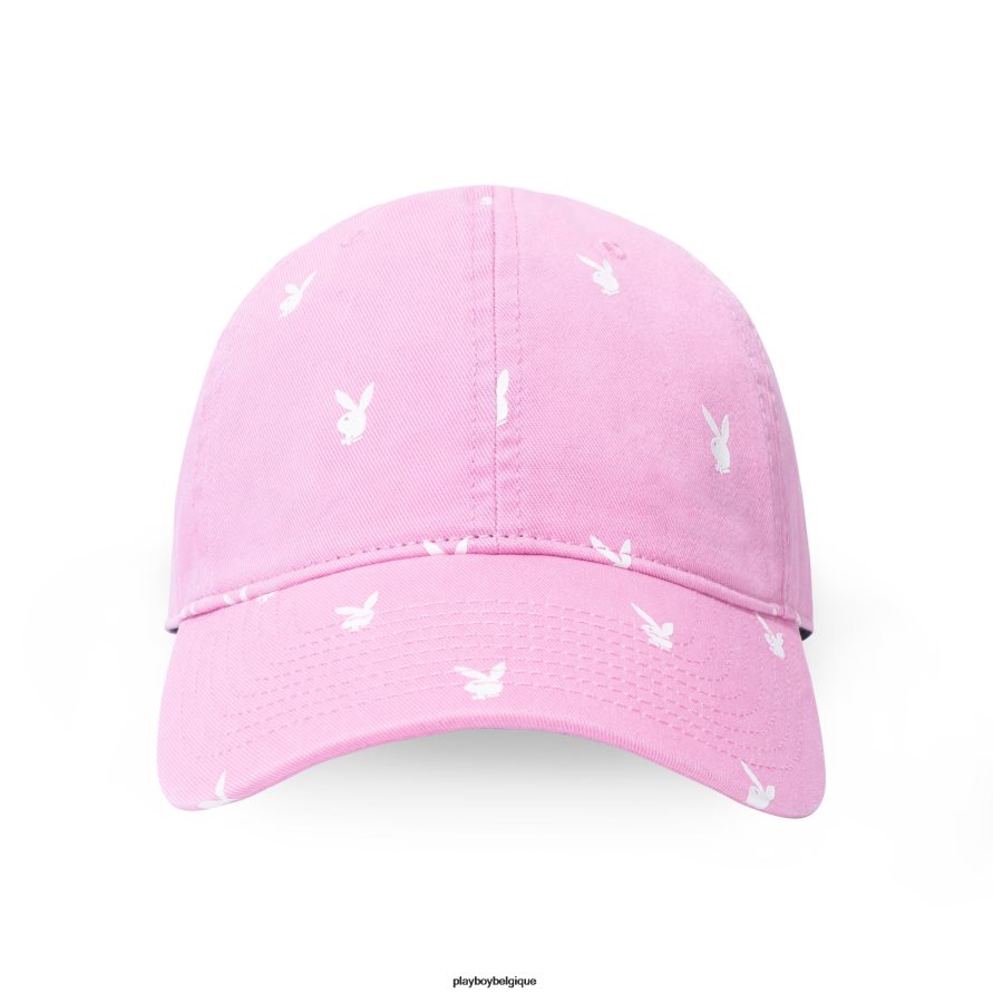 chapeau à tête de lapin intégral Playboy accessoire rose Hommes 224ZVZ776