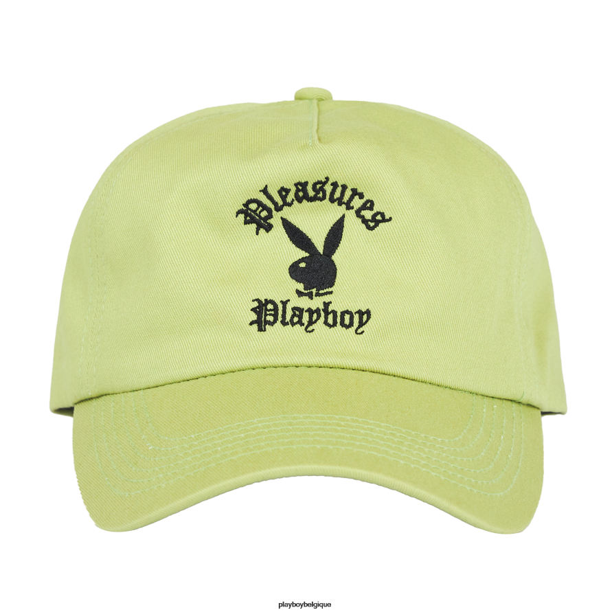 inviter un chapeau à bretelles Playboy x Pleasures accessoire vert Hommes 224ZVZ804