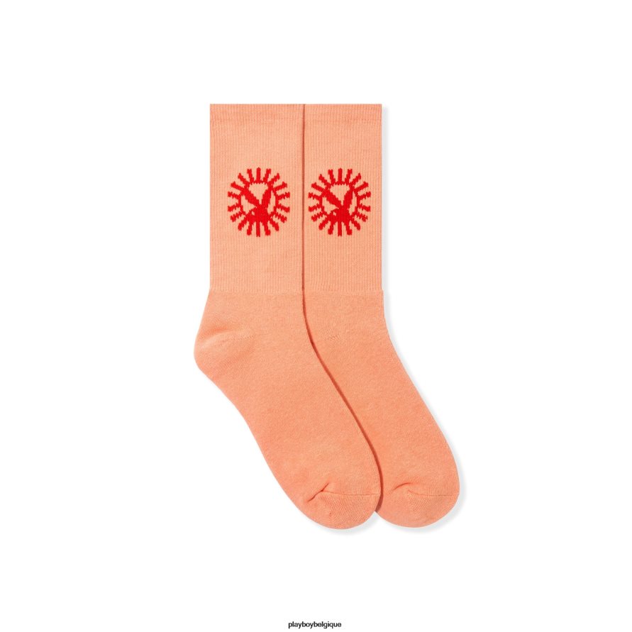 chaussettes soleil Playboy vêtements crevette Hommes 224ZVZ685
