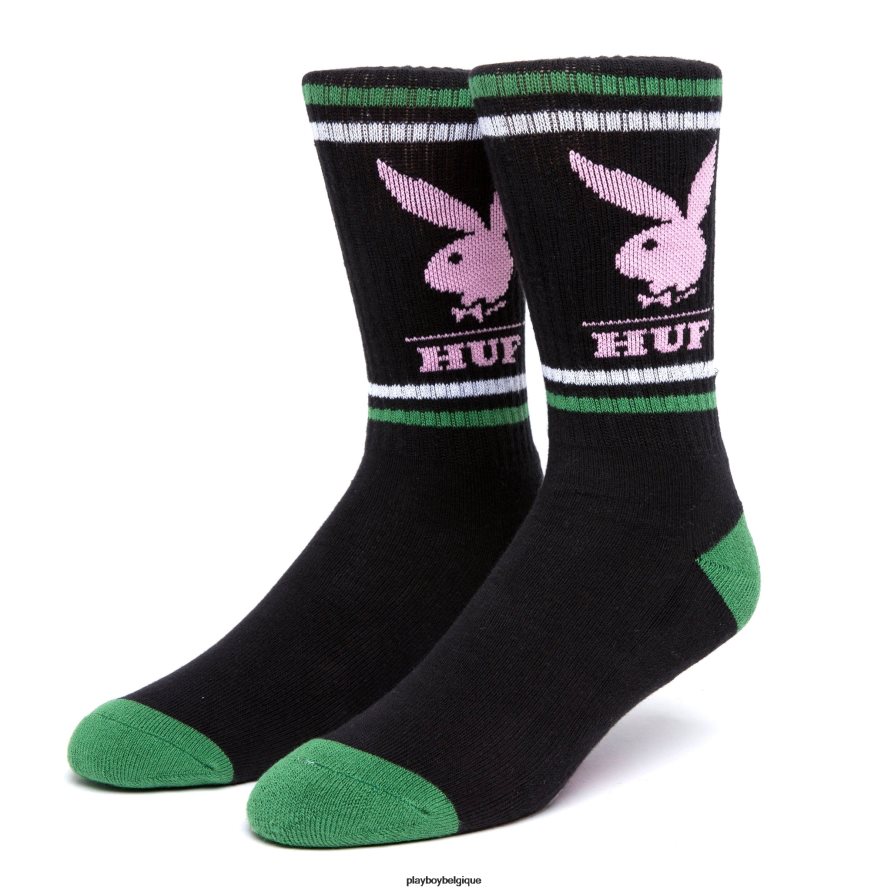chaussettes à tête de lapin Playboy x HUF vêtements noir Hommes 224ZVZ678