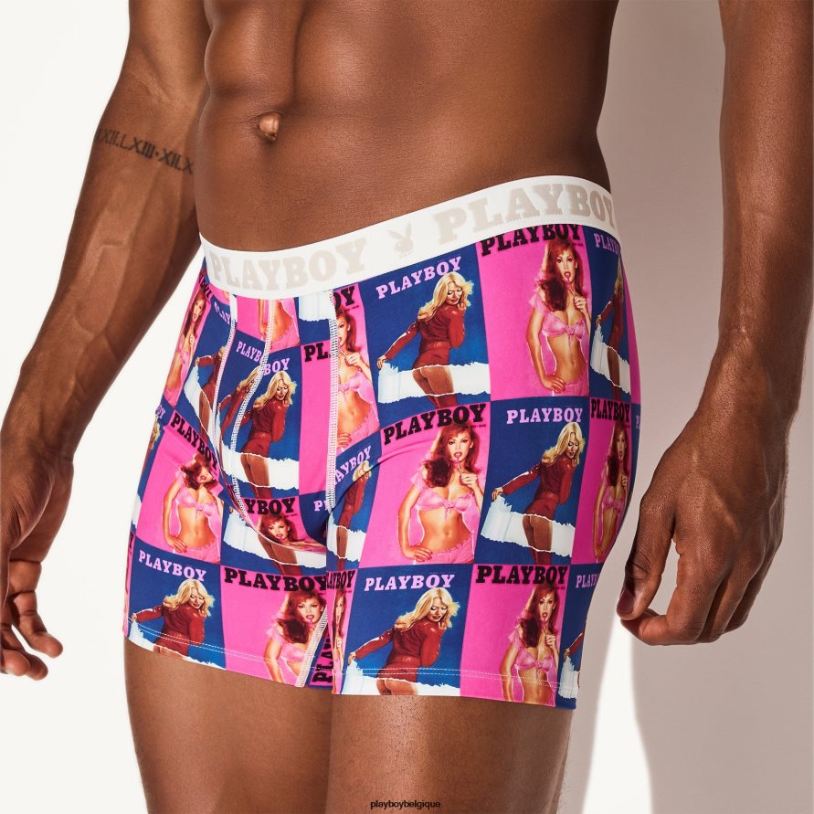 le boxer de couverture de mars 1975 Playboy vêtements couvertures de mars 1975 et juin 2000 Hommes 224ZVZ692